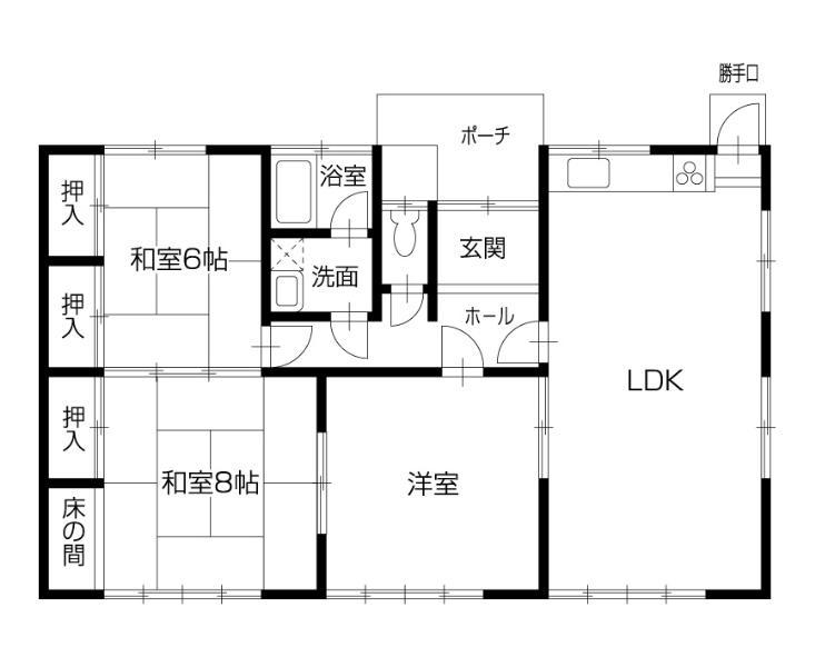 Floor plan. 15.8 million yen, 3LDK, Land area 330.61 sq m , Building area 97 sq m