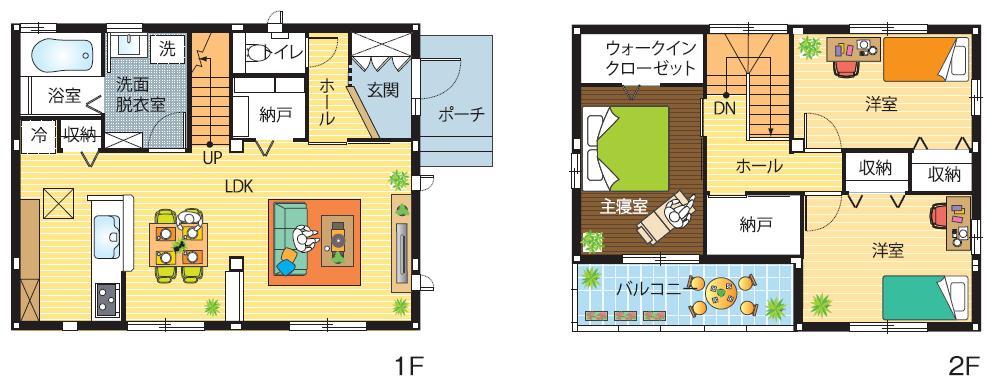 Floor plan. 35,940,000 yen, 3LDK + 2S (storeroom), Land area 274.98 sq m , Building area 98.07 sq m floor plan