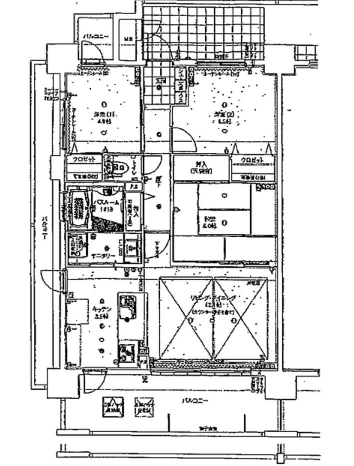 Floor plan. 3LDK, Price 21,800,000 yen, Footprint 69.3 sq m , Balcony area 26.97 sq m