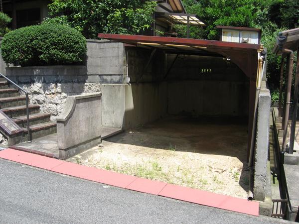 Parking lot. Parking space one possible