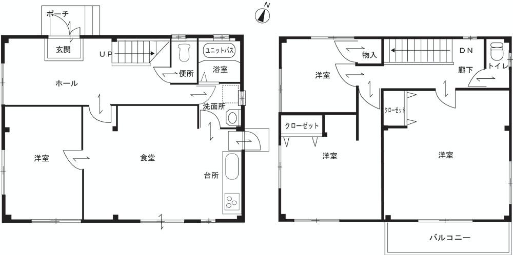Floor plan. 26 million yen, 4LDK, Land area 202.98 sq m , Building area 141.18 sq m
