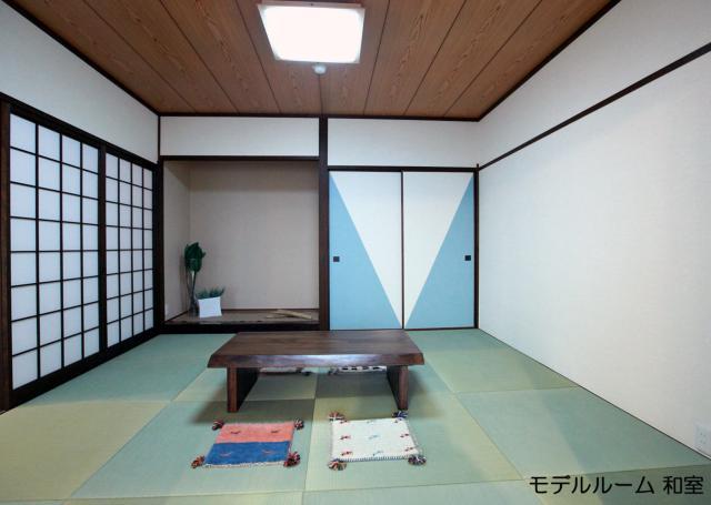 Non-living room. Quaint Ryukyu tatami Japanese-style