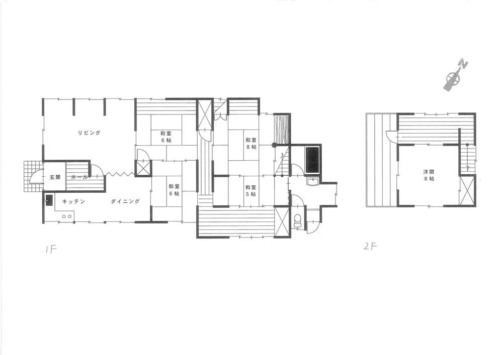 Floor plan. 11 million yen, 5LDK, Land area 441.4 sq m , Building area 138.45 sq m floor plan