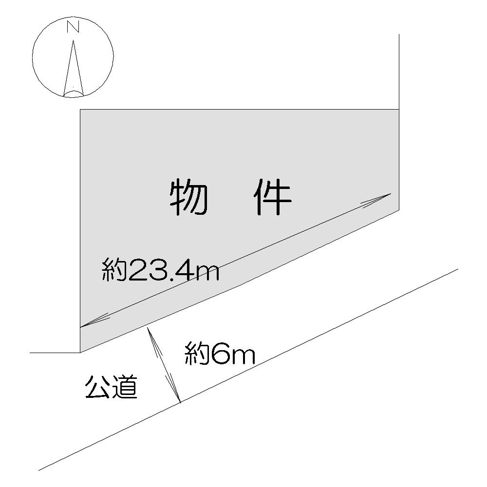 Compartment figure. Land price 5.5 million yen, Land area 158.27 sq m
