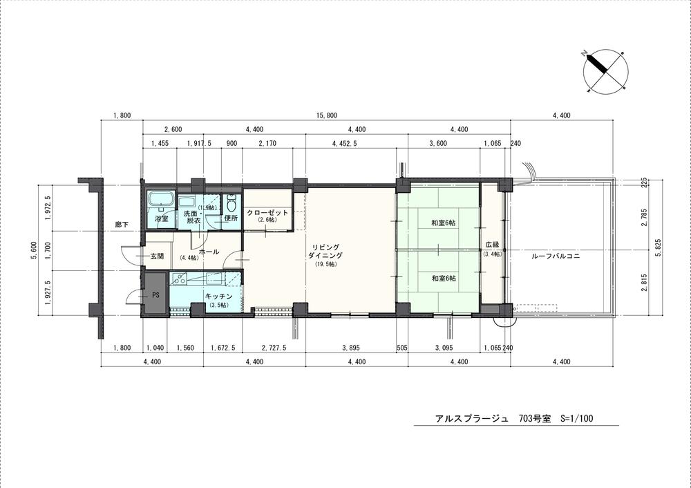 Floor plan. 1LDK, Price 13,900,000 yen, Occupied area 83.25 sq m , You can achieve the balcony area 25.11 sq m spacious LDK in the owners hope of taste