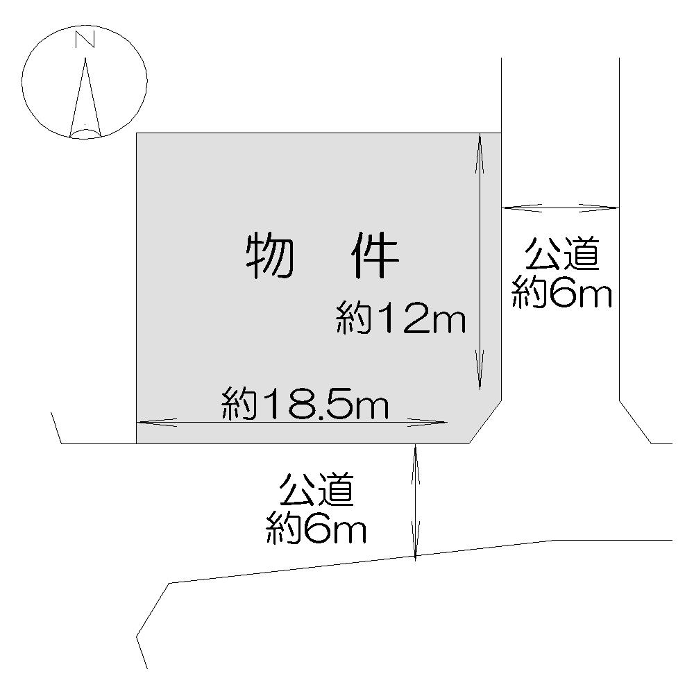 Compartment figure. Land price 15,180,000 yen, Land area 264.01 sq m
