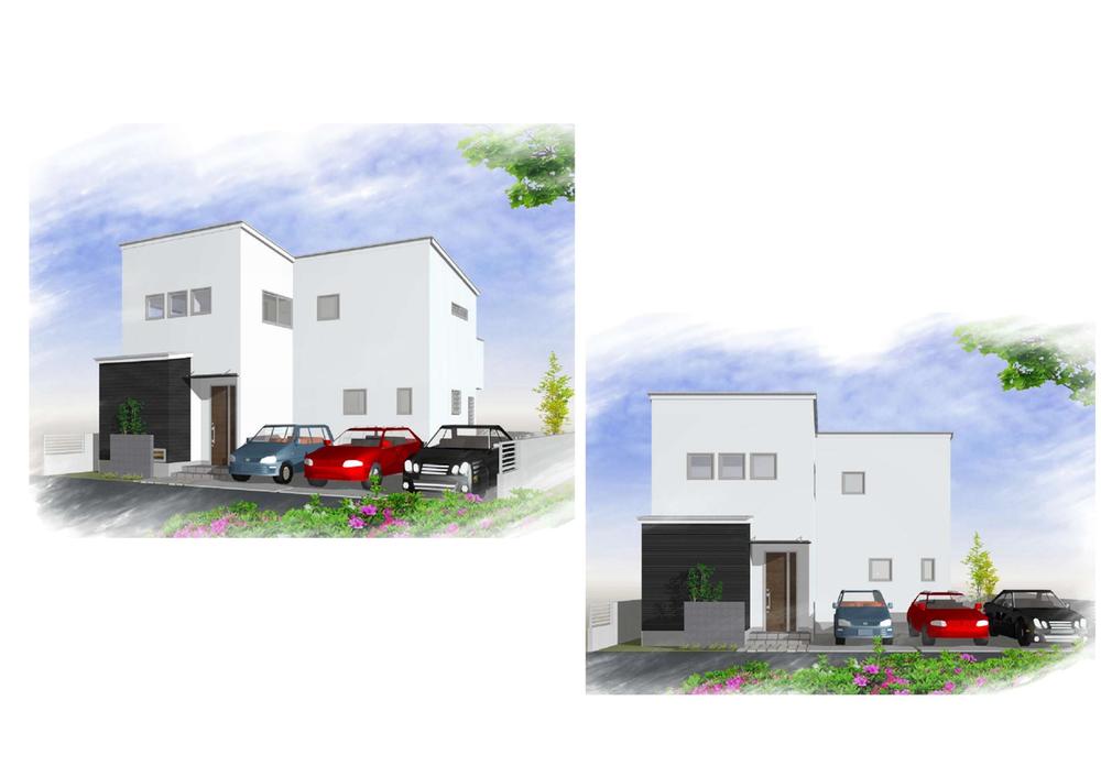 Building plan example (Perth ・ appearance). Building plan example ((9) No. land)
