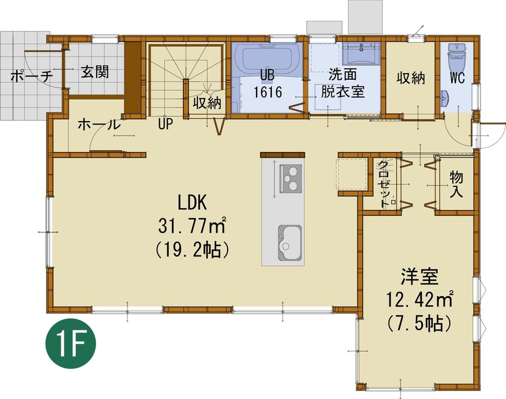 Floor plan. 28.5 million yen, 2LDK, Land area 301.05 sq m , Building area 107.55 sq m 1 floor