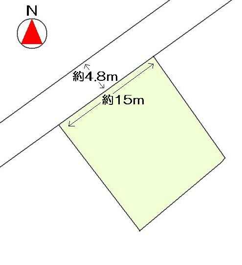 Compartment figure. Land price 8.7 million yen, Land area 275.59 sq m site 83.36 tsubo
