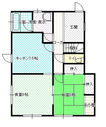 Floor plan. 18 million yen, 4LDK, Land area 176.68 sq m , Building area 125.56 sq m 1 floor plan view