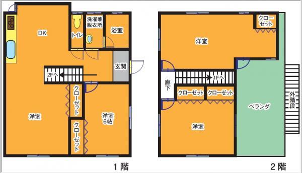 Floor plan. 24,800,000 yen, 3LDK, Land area 261.25 sq m , Building area 91.92 sq m interior ・ We renovated the exterior together.