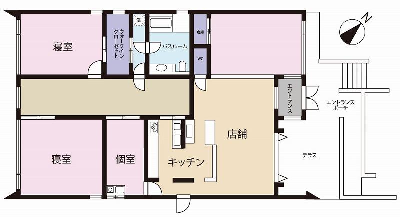 Floor plan. 68 million yen, 4LDK, Land area 464 sq m , Building area 199.98 sq m floor plan