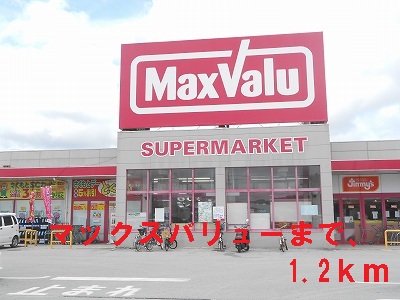 Supermarket. Maxvalu until the (super) 1200m