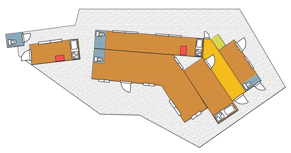 Floor plan. 35 million yen, 3LDK, Land area 8,336 sq m , Building area 46.82 sq m