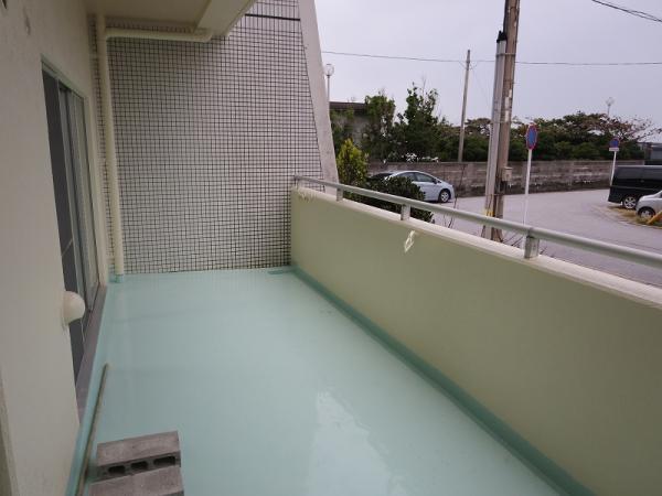 Balcony. We will see the sea, even from the first floor balcony. We will see the sunset is very beautiful.
