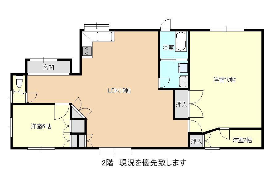 Floor plan. 49,500,000 yen, 6LLDDKK, Land area 495.87 sq m , Building area 390.08 sq m