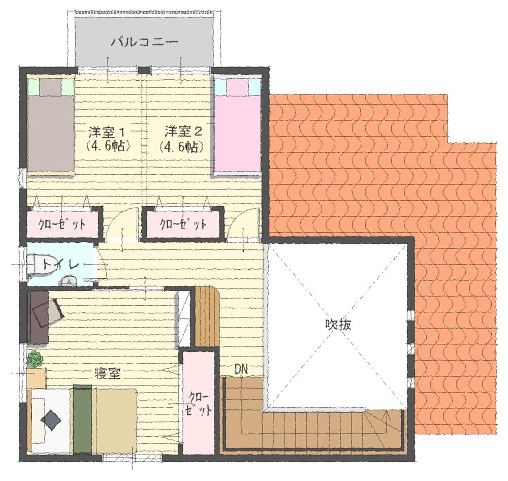 Floor plan. 38,900,000 yen, 3LDK + S (storeroom), Land area 200.79 sq m , Building area 121.26 sq m