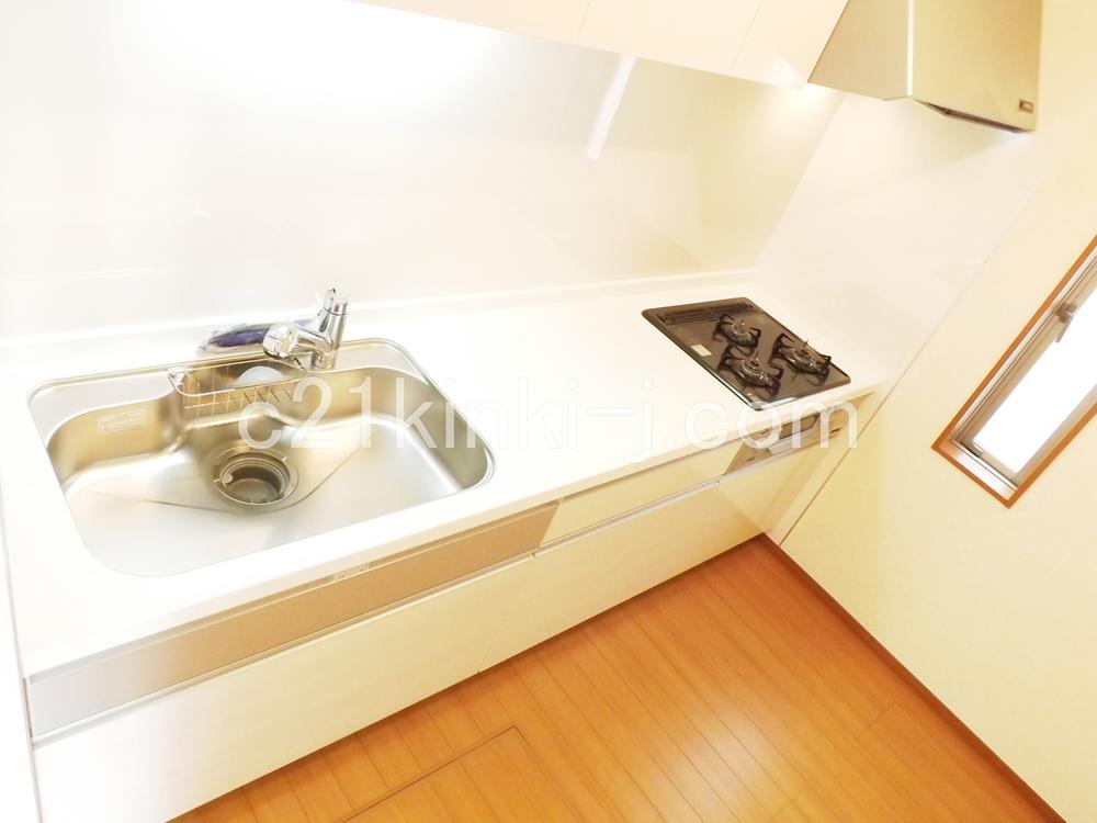 Kitchen. Local photo (kitchen) Slide storage! Water purifier with shower!