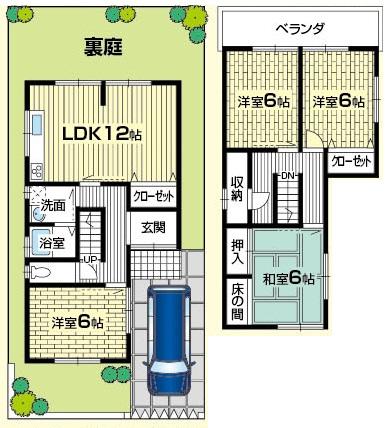 Floor plan. 15.8 million yen, 4LDK, Land area 100 sq m , It was reborn in the building area 91.7 sq m clean
