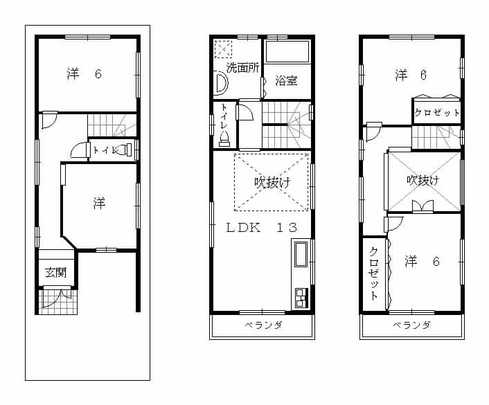 Floor plan. 21,800,000 yen, 4LDK, Land area 71.75 sq m , Building area 90 sq m compact's functional 3F Ken ^^