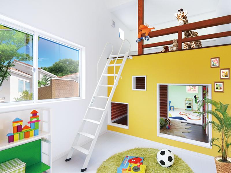 Model house photo. Model house, An example of a children's room