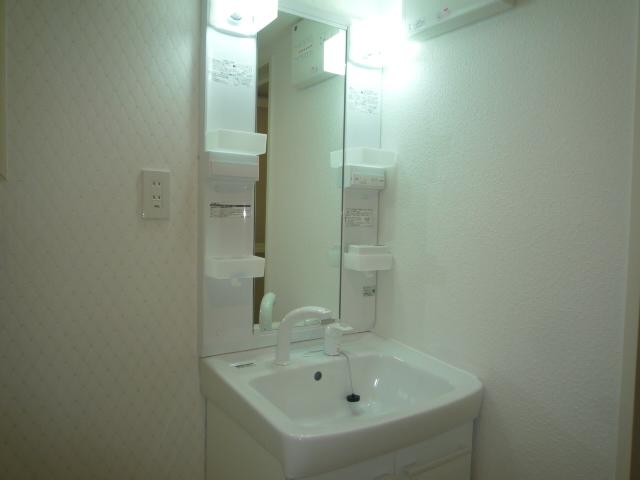 Wash basin, toilet. It was new also washstand. Cleanliness is the point.