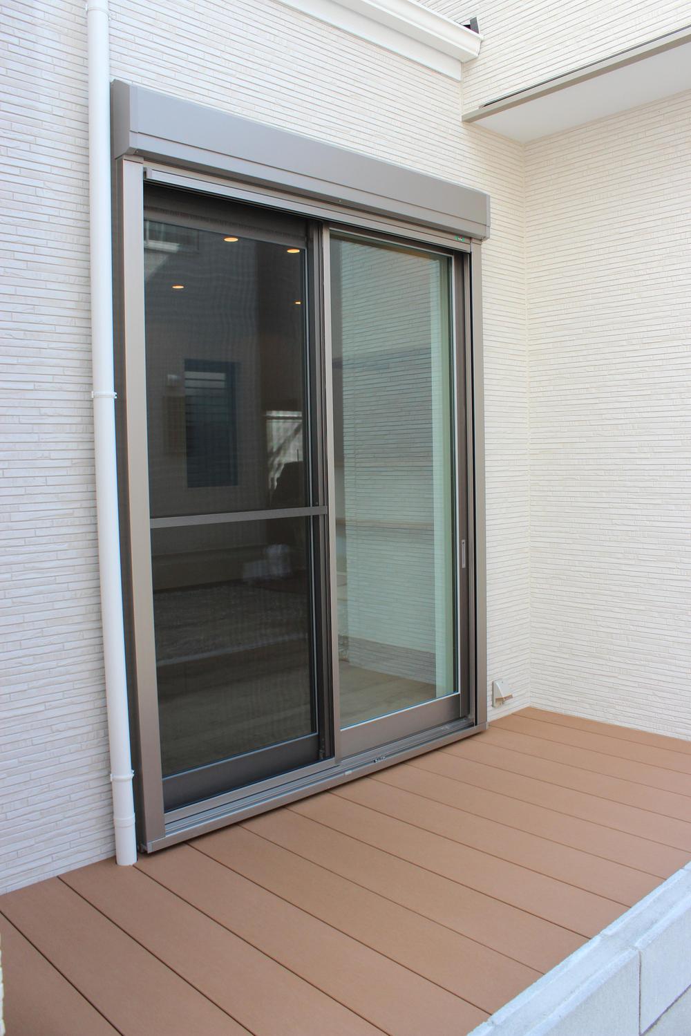 Garden. Photographed by local model house