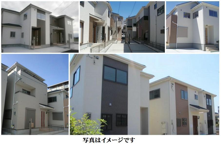 Local appearance photo. It is the appearance of the same specification model house