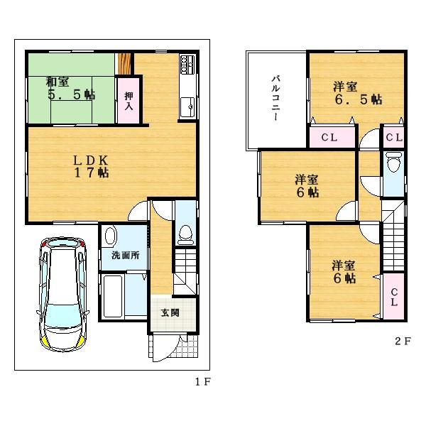 Floor plan. (4), Price 25,800,000 yen, 4LDK, Land area 92.48 sq m , Building area 93.96 sq m