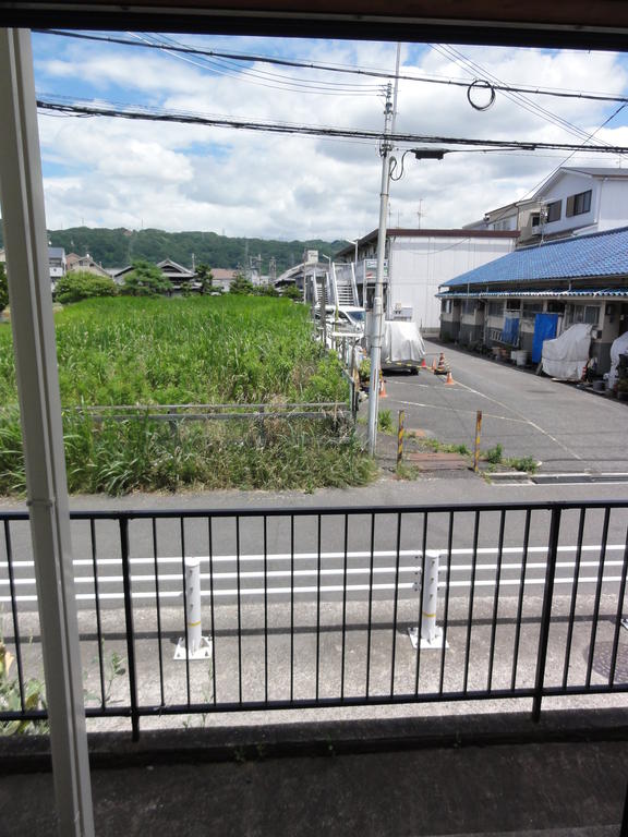 Balcony. It is quiet. 