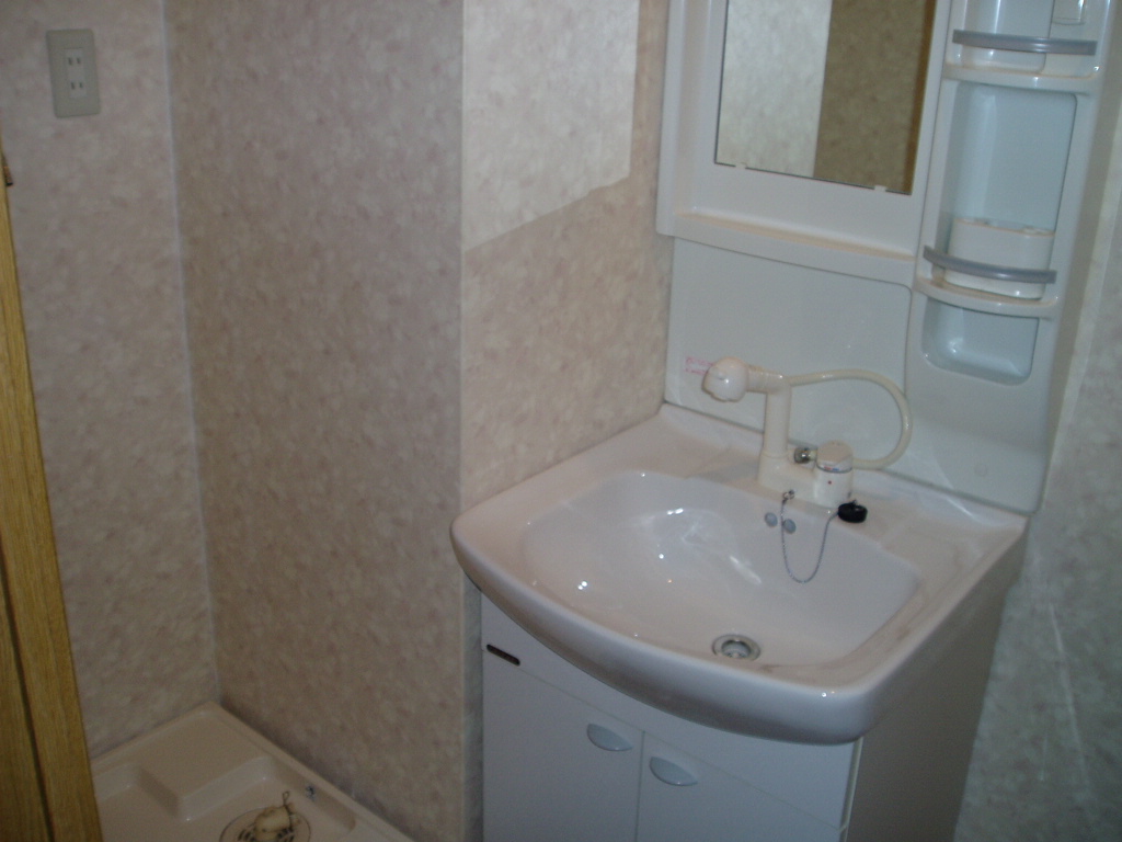 Washroom. Shampoo dresser ・ Indoor Laundry Storage! 