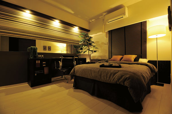 Interior.  [Master bedroom] The moment of peace, It is the main bedroom, which is spacious immersion (G type model room)
