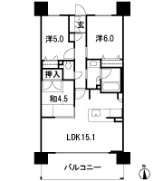 Floor: 3LDK, occupied area: 67.41 sq m, Price: 22.6 million yen