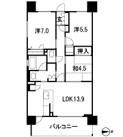 Floor: 3LDK, occupied area: 71.12 sq m, price: 26 million yen