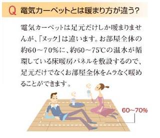 Cooling and heating ・ Air conditioning. Floor heating equipment of Osaka Gas! It is Pokkapoka in three lines.