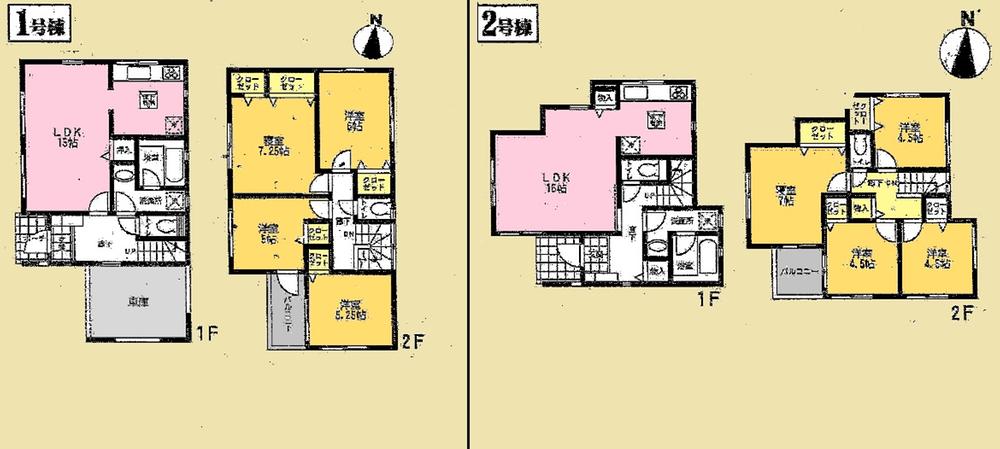Floor plan. Price 19,800,000 yen, 4LDK, Land area 90.85 sq m , Building area 88.29 sq m