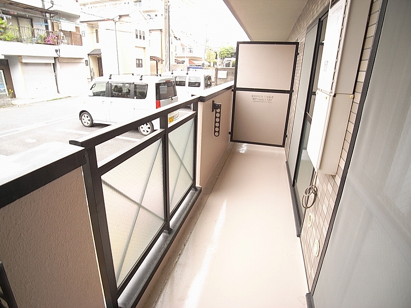 Balcony. East-facing balcony
