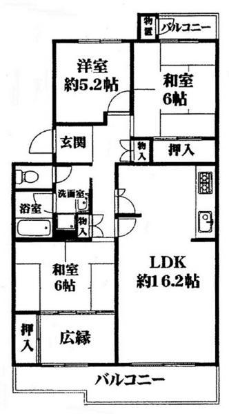 Floor plan. 3LDK + S (storeroom), Price 15.3 million yen, Occupied area 84.82 sq m , Balcony area 12.63 sq m   ☆ June 2009 completely renovated already