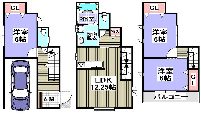 Other building plan example. Plan view per, Floor plan can be changed ☆