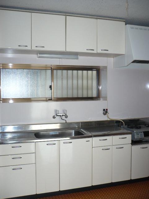 Kitchen. White and a clean kitchen