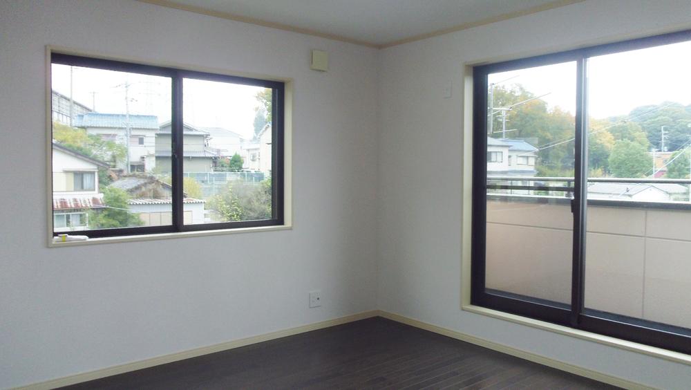 Non-living room. Bright master bedroom