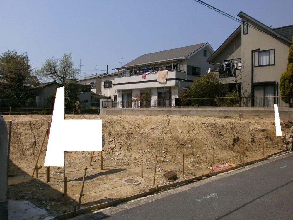 Local land photo. A quiet residential area a kind of low-rise housing