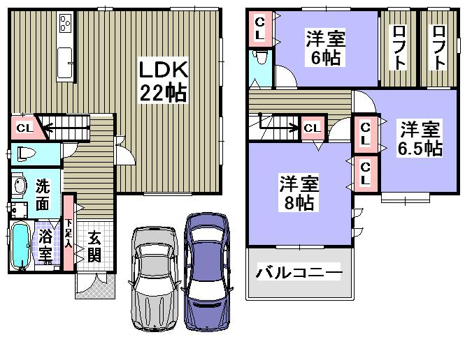 Building plan example (floor plan). Building plan example ( Issue land) Building Price      Ten thousand yen, Building area    sq m