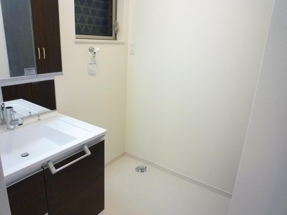 Wash basin, toilet. Wash basin is also Panasonic standard.