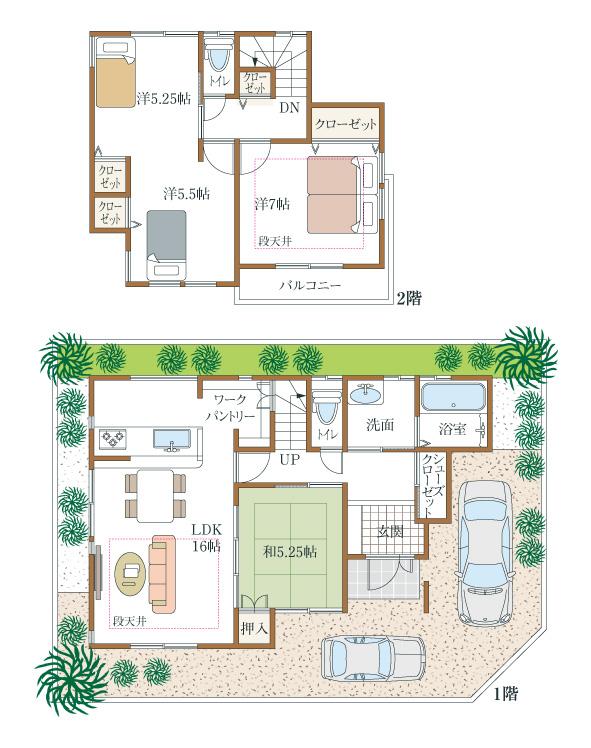 Floor plan. (A No. land), Price 32,800,000 yen, 4LDK, Land area 100 sq m , Building area 94.22 sq m