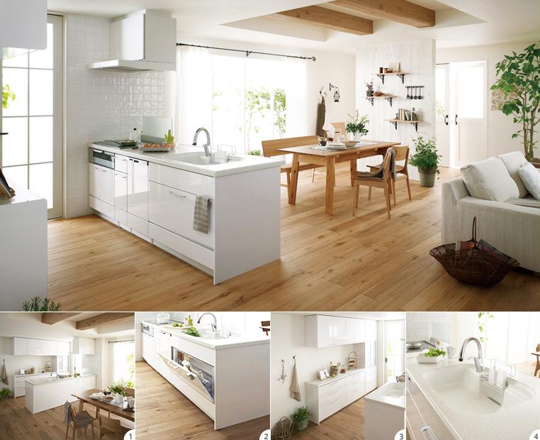 Kitchen. Interior is the example of construction  ※ Including OP