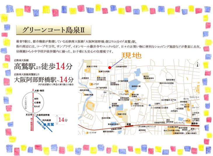 Local guide map.  ☆ Information map ☆ For more information, please contact!