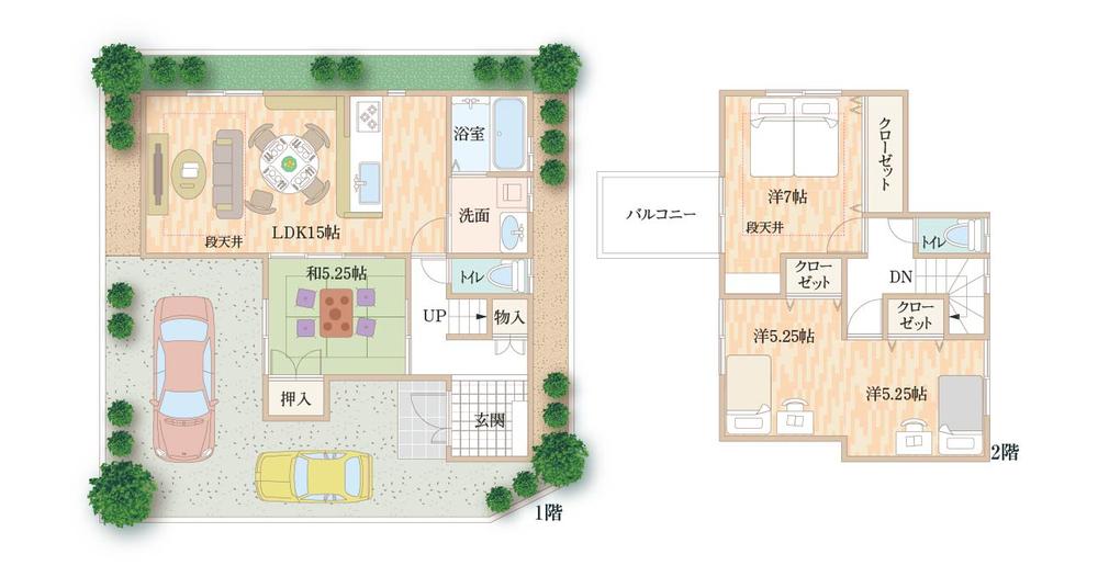 Floor plan. 29,100,000 yen, 4LDK, Land area 101.01 sq m , Building area 82.64 sq m reference plan drawings