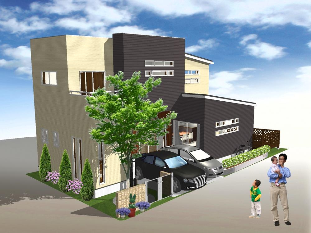 Building plan example (Perth ・ appearance). Building plan example (No. 1 place) building set price      30,800,000 yen ■ Chic & Modern Hen ■
