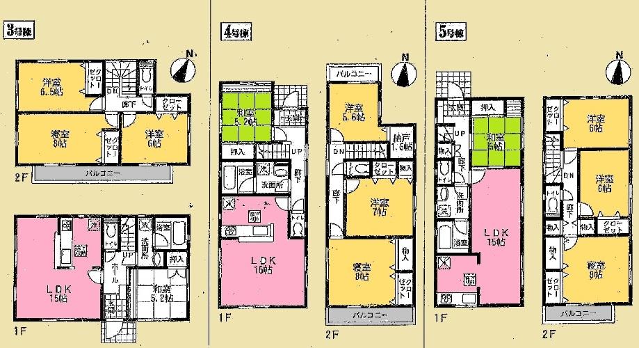 Floor plan. 22,800,000 yen, 4LDK + S (storeroom), Land area 181.45 sq m , Building area 98.41 sq m
